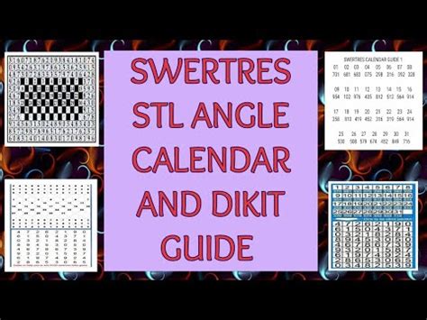 angle guide calendar